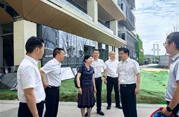 德阳市委书记李文清调研市建筑院德阳大学科技园项目